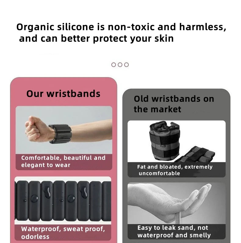 Silicone Wrist & Ankle Weights
