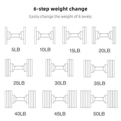 IN STOCK Fitness Equipment Gym Weights Set Adjustable Dumbbell for Body Building Custom Dumbbell Adjustable