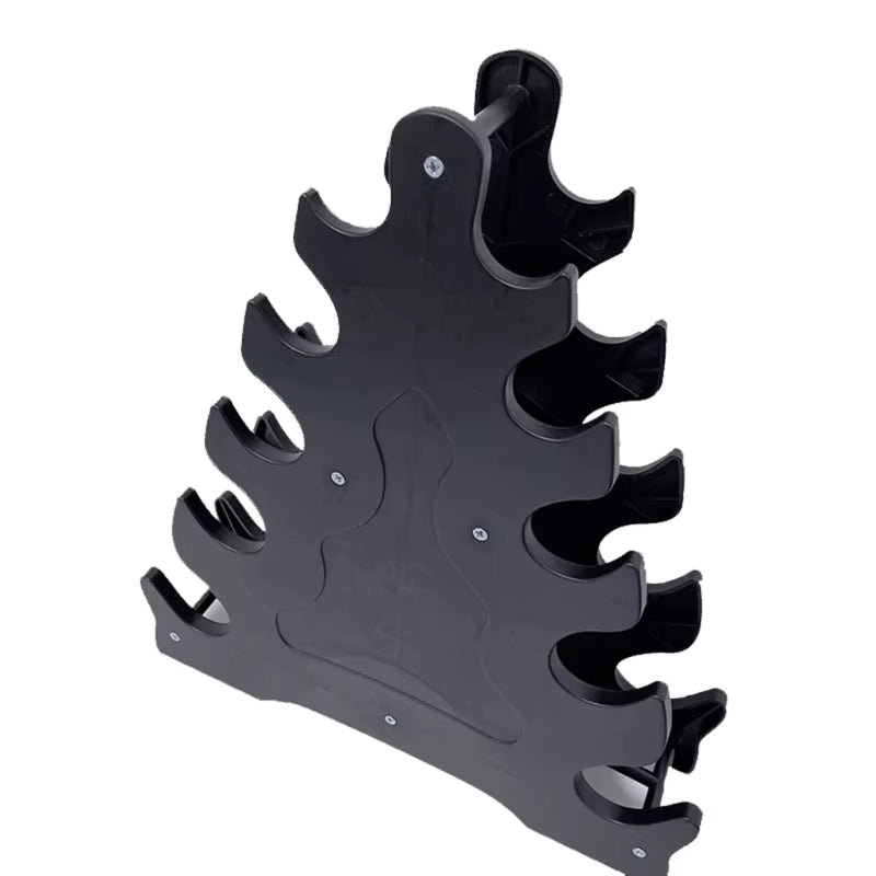 5 Tiers Weight Rack Weights Dumbbell Bracket Storage Rack Gym Dumbbell Stand R66E