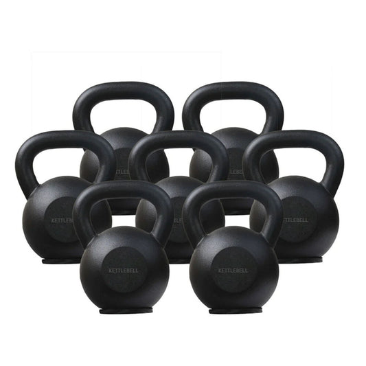 4KG- 36KG Cast Iron Kettlebell Powder Coating Cross Weight Lifting Dumbbell Gym
