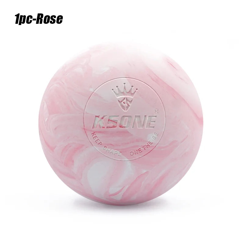 One Piece Yoga Massage Ball Fascia Ball Solid Rubber Ball Mixed Color Muscle Relaxation Ball for Muscle Recovery