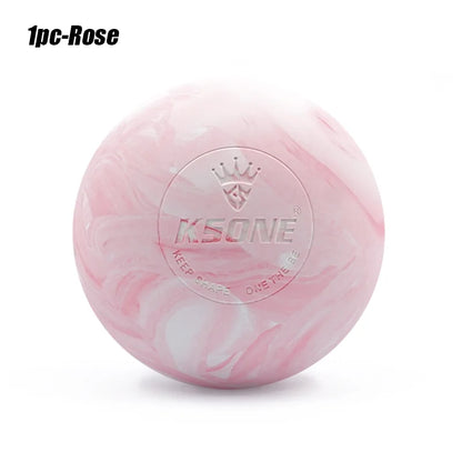 One Piece Yoga Massage Ball Fascia Ball Solid Rubber Ball Mixed Color Muscle Relaxation Ball for Muscle Recovery