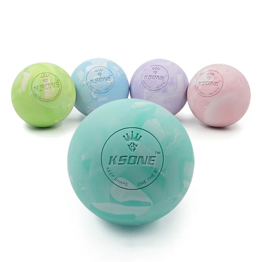 One Piece Yoga Massage Ball Fascia Ball Solid Rubber Ball Mixed Color Muscle Relaxation Ball for Muscle Recovery