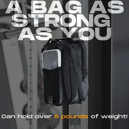 Magnetic GYM Phone Sling Bag for Men Women GYM Floor Organizer Sport Chest Crossbody Handle Pouch Sports Accessories ﻿
