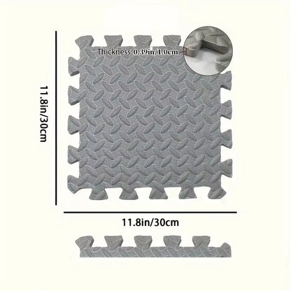 8/16 Pcs Foam Fitness Non Slip Yoga Mat Fitness Floor Tile Protection Pad Fitness Equipment Mat Suitable for Indoor Fitness