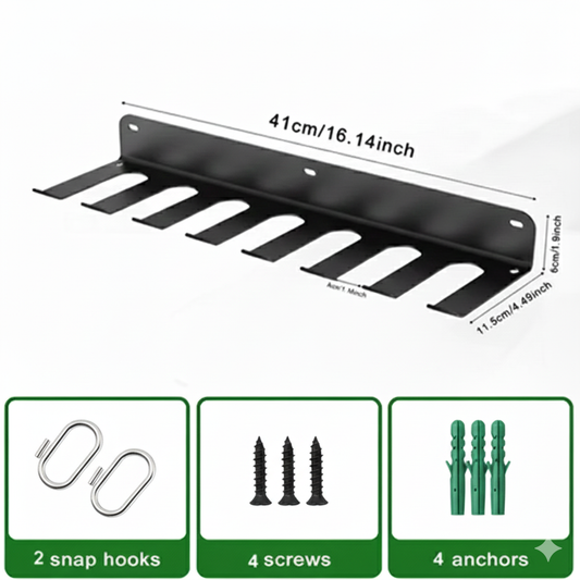 Wall-Mounted Gym Organiser