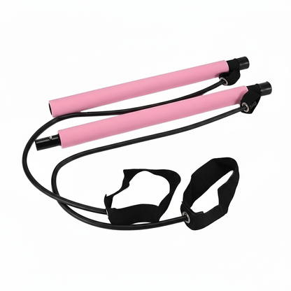 Multifunctional Pilates Bar with Resistance Bands