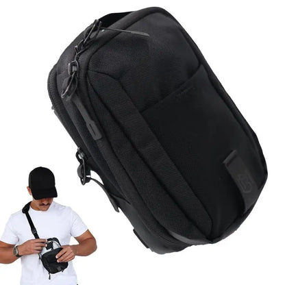 Magnetic GYM Phone Sling Bag for Men Women GYM Floor Organizer Sport Chest Crossbody Handle Pouch Sports Accessories ﻿