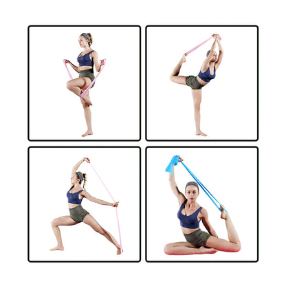 Pilates Stretch Bands – Elastic Resistance Bands for Strength, Stretching & CrossFit Training