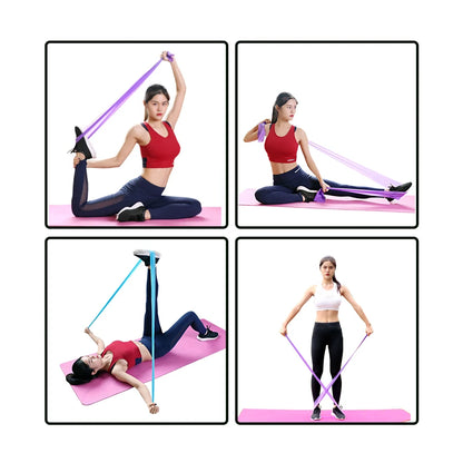 Pilates Stretch Bands – Elastic Resistance Bands for Strength, Stretching & CrossFit Training