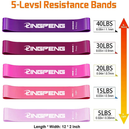 Premium Resistance Bands – Portable for Yoga, Pilates & Strength Training