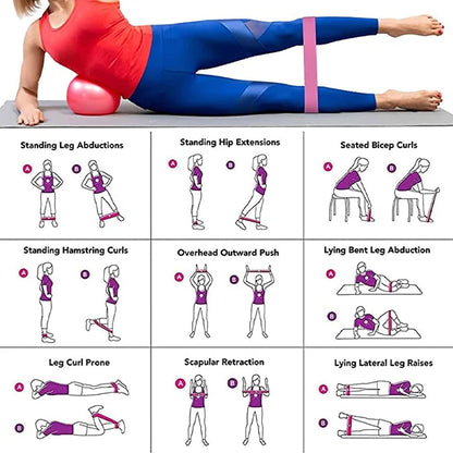 Premium Resistance Bands – Portable for Yoga, Pilates & Strength Training