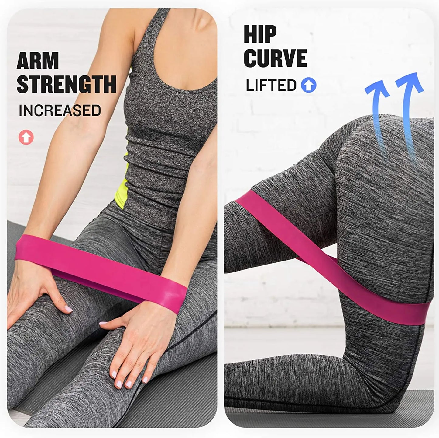 Premium Resistance Bands – Portable for Yoga, Pilates & Strength Training
