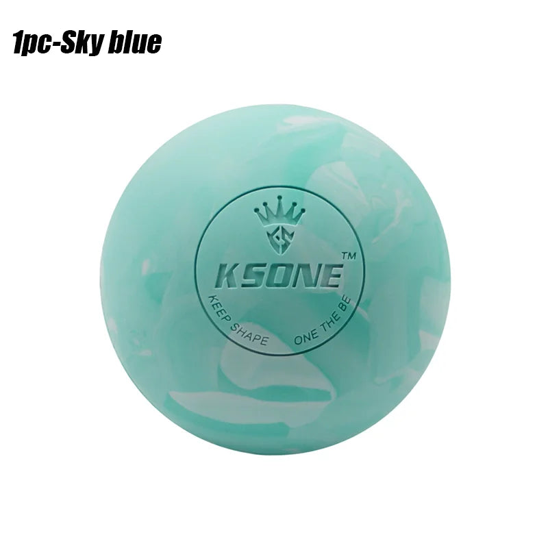 One Piece Yoga Massage Ball Fascia Ball Solid Rubber Ball Mixed Color Muscle Relaxation Ball for Muscle Recovery