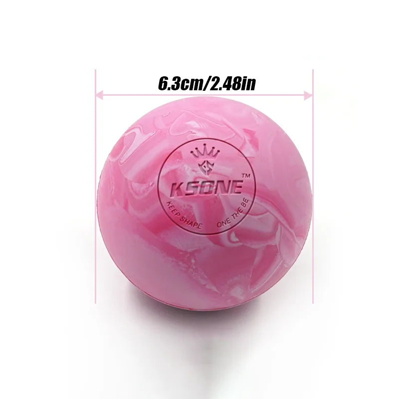 One Piece Yoga Massage Ball Fascia Ball Solid Rubber Ball Mixed Color Muscle Relaxation Ball for Muscle Recovery